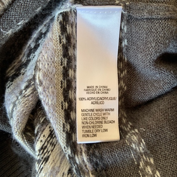 { IZOD } Turtleneck/Cowl Neck Sweater Sz M - Picture 4 of 4